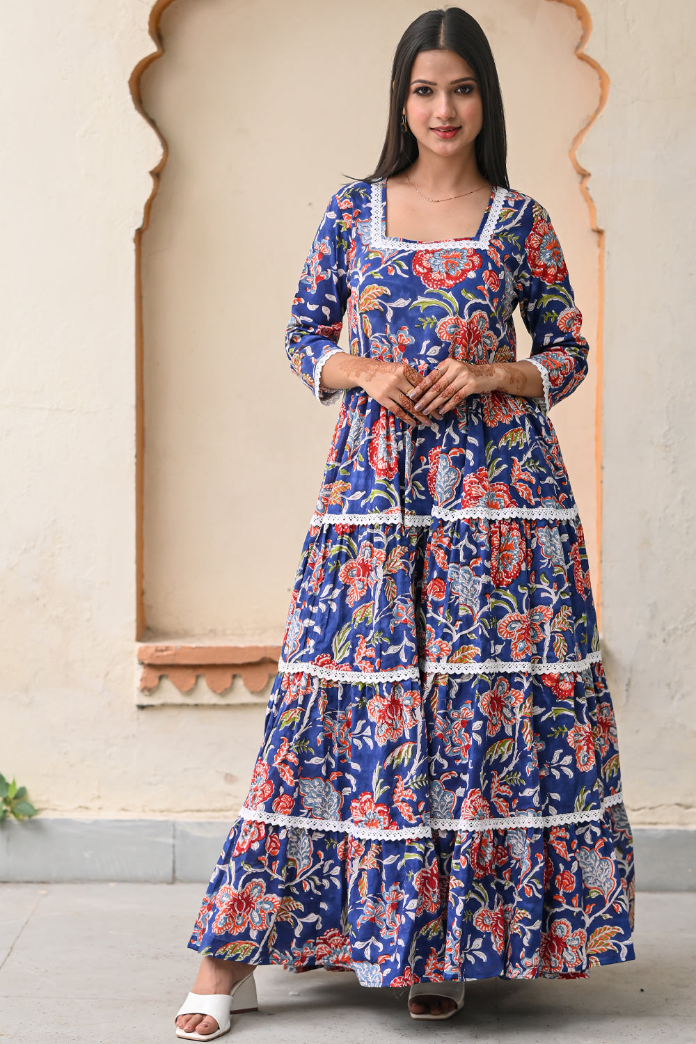 Cotton maxi dress designs best sale