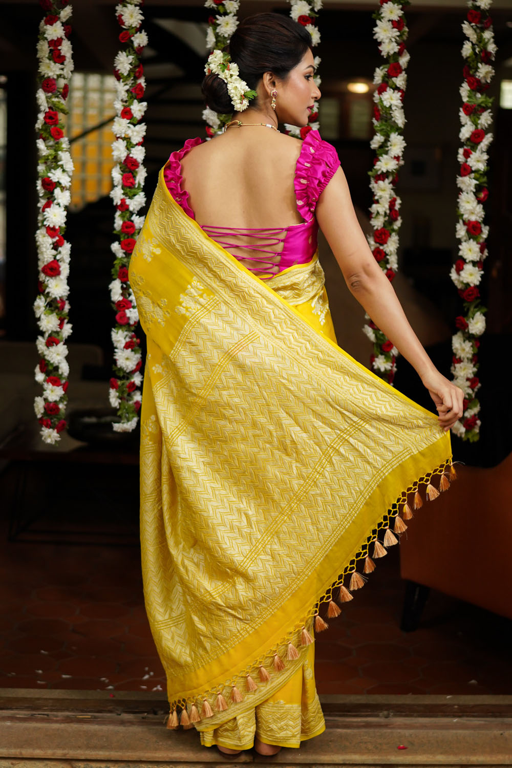 Shop Designer Georgette Silk SareeOnline In India | Me99