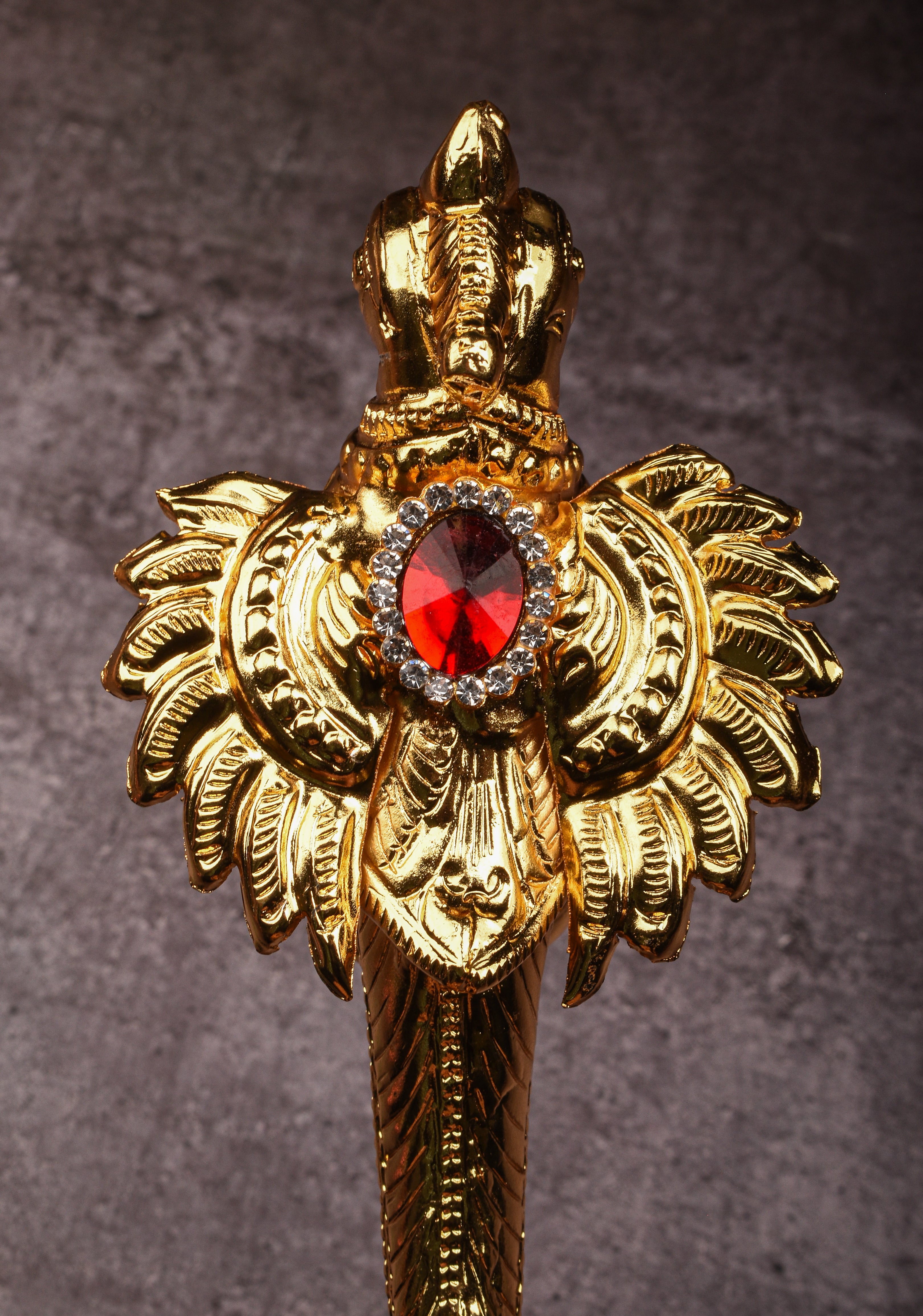 Temple Style 3D Gold Plated Andal Parrot for varalakshmi decoration