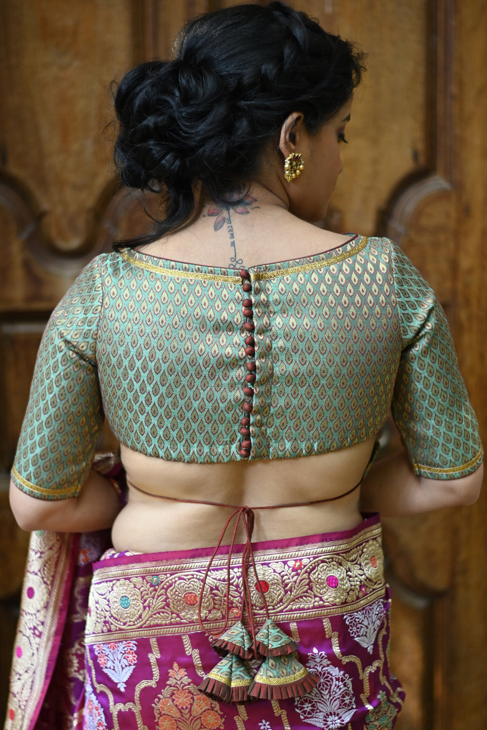 Crop Top Lehenga : Pista green net and satin fabulous crop ...