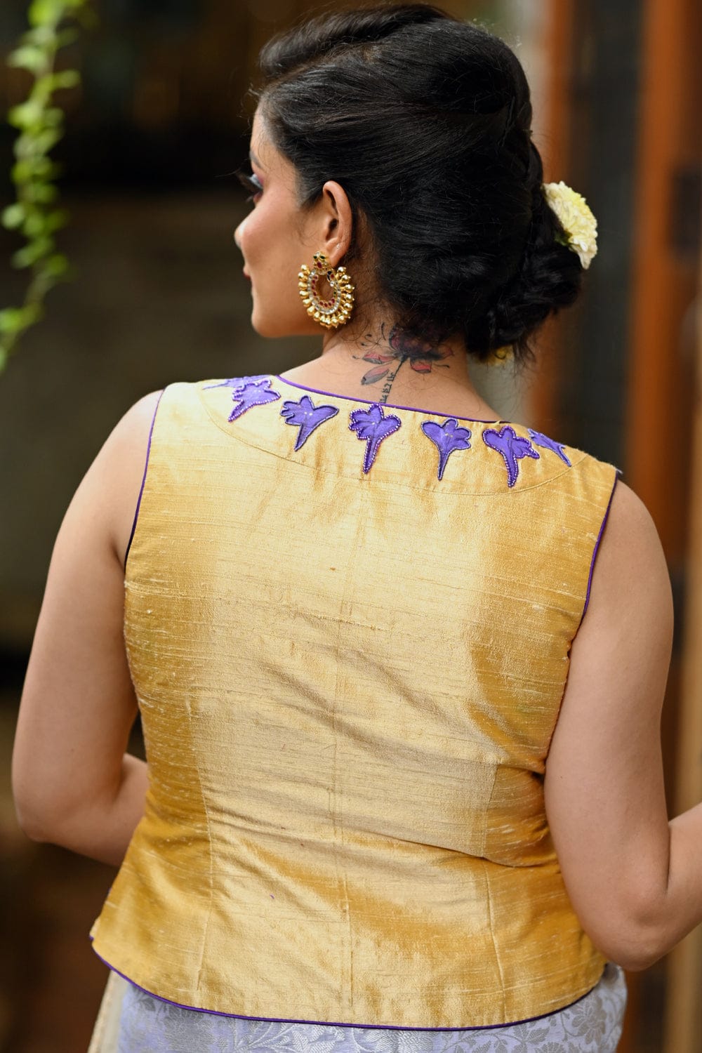 Black Designer Blouse - Saree Online Sri Lanka