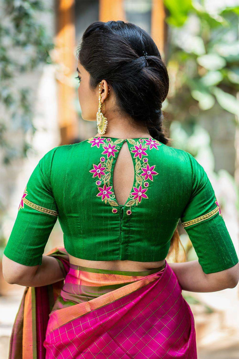 Jhansi - Hand embroidered blouse