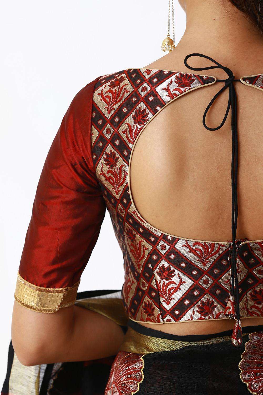 6 Ways In Which Brocade Blouse Designs Remain An Evergreen Style Statement